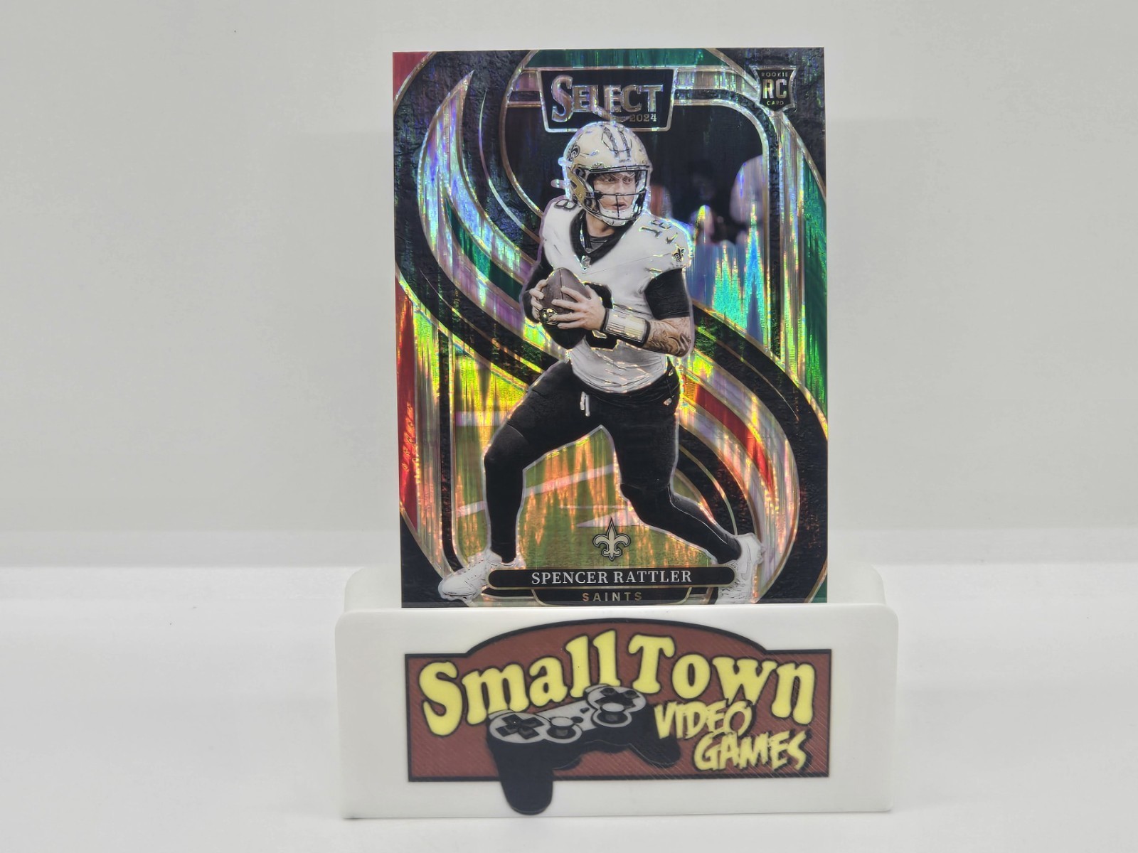 2024 Select Hobby Green Red Shock Prizm Spencer Rattler Premier Saints RC