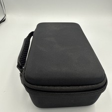 Hard Shell Black Nylon And Grey Felt Carrying Case
