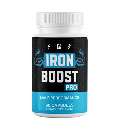 Iron Boost Pro Advanced Performance ED Supplement for Men Double Power 60ct