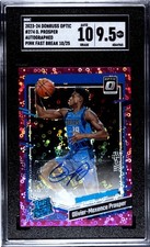 2023-24 Donruss Optic RR Auto Olivier-Maxence Prosper #274 Pink Fast Break/25