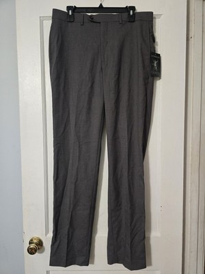 Lauren Ralph Lauren Ultraflex Mens Dress Pants Classic Fit Grey 34W x 34L  NEW | eBay