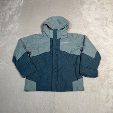 Columbia Jacket Youth Extra Small Blue Omni-Tech Interchange Windbreaker Outdoor