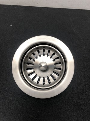 ''Signature Hardware 3-1/2'' Garbage Disposal Flange - Stainless Steel, Fits Sinks