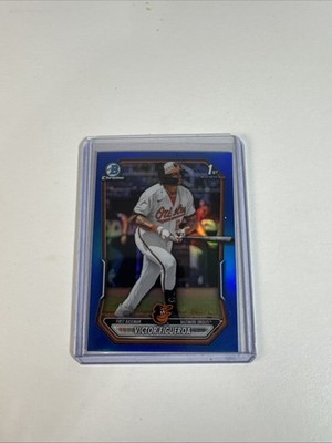 Bowman Chrome Victor Figueroa Orioles 1st Bowman Blue Refractor #BCP-117 82/150