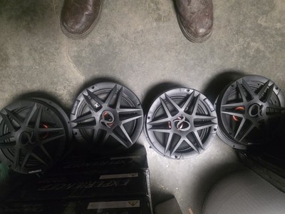 4x Alphasonik ABM80 Dynamis 500 Series 8 Bullet Midranges Car Audio Speakers