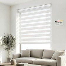 Doppelrollo Rollo Duorollo Seitenzug Fenster Seitenzugrollo Tür Variorollo Weiß