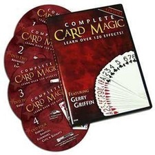 COMPLETE CARD MAGIC 4-DVD SET - New - Gerry G...