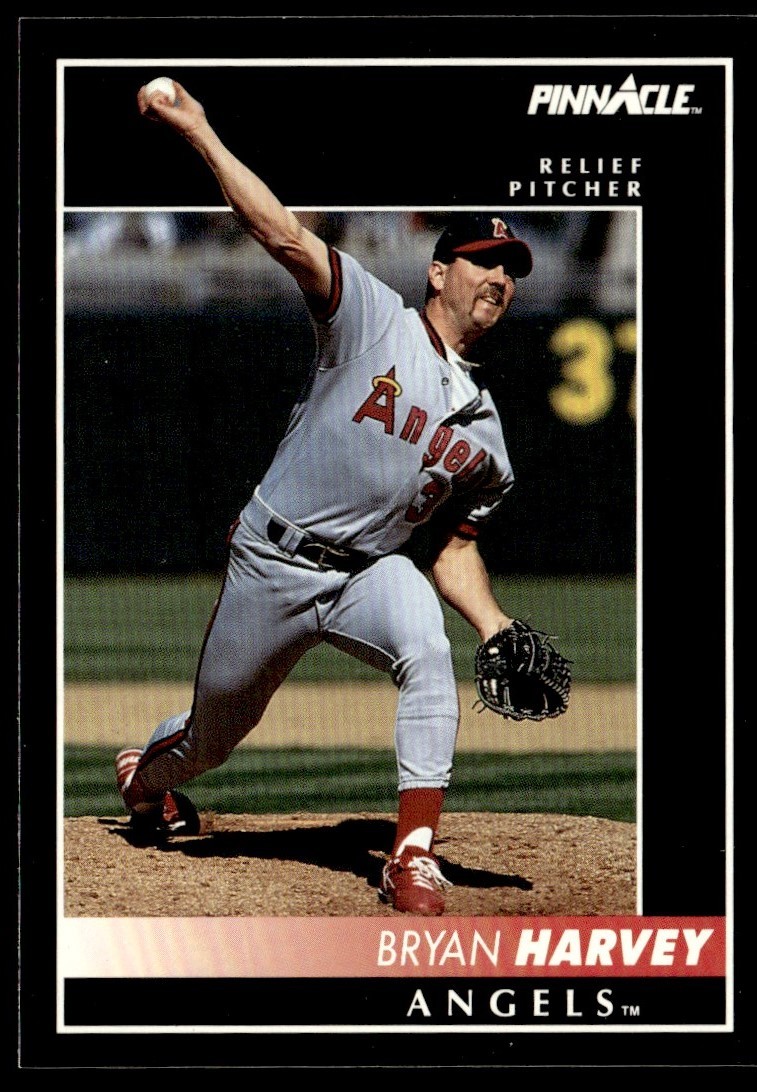 1992 Pinnacle Bryan Harvey California Angels #145