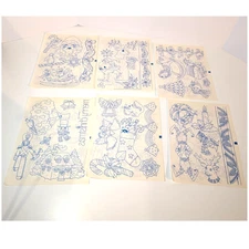 Vintage Iron Transfer Christmas Holiday Iron-On, Individual Pattern Sheets Lot