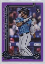 2025 Topps Series 2 Purple Rainbow Foilboard 242/250 Javier Sanoja #653 0o6v