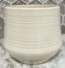 Vintage McCoy Ribbed Planter/Pot 4.5” Tall