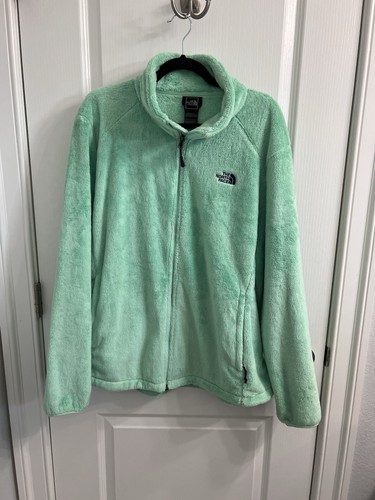 THE NORTH FACE Damenjacke Osito türkis Reißverschluss Größe 3XL