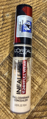 Loreal Paris Infallible Up To 24 hr Full Coverage Concealer #355 Vanilla NEW