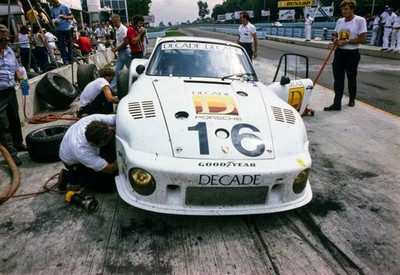 George Follmer Brett Lunger Vasek Polak Racing Porsche 935 makes a- Old Photo
