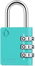 Combination Lock, 3-Digit Padlock for School, Gym, Sports Locker Lock, Fence