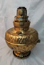 Ornate Aladdin Brass Oil Table Hanging Lamp Model 12 Burner Nice Condition Read 