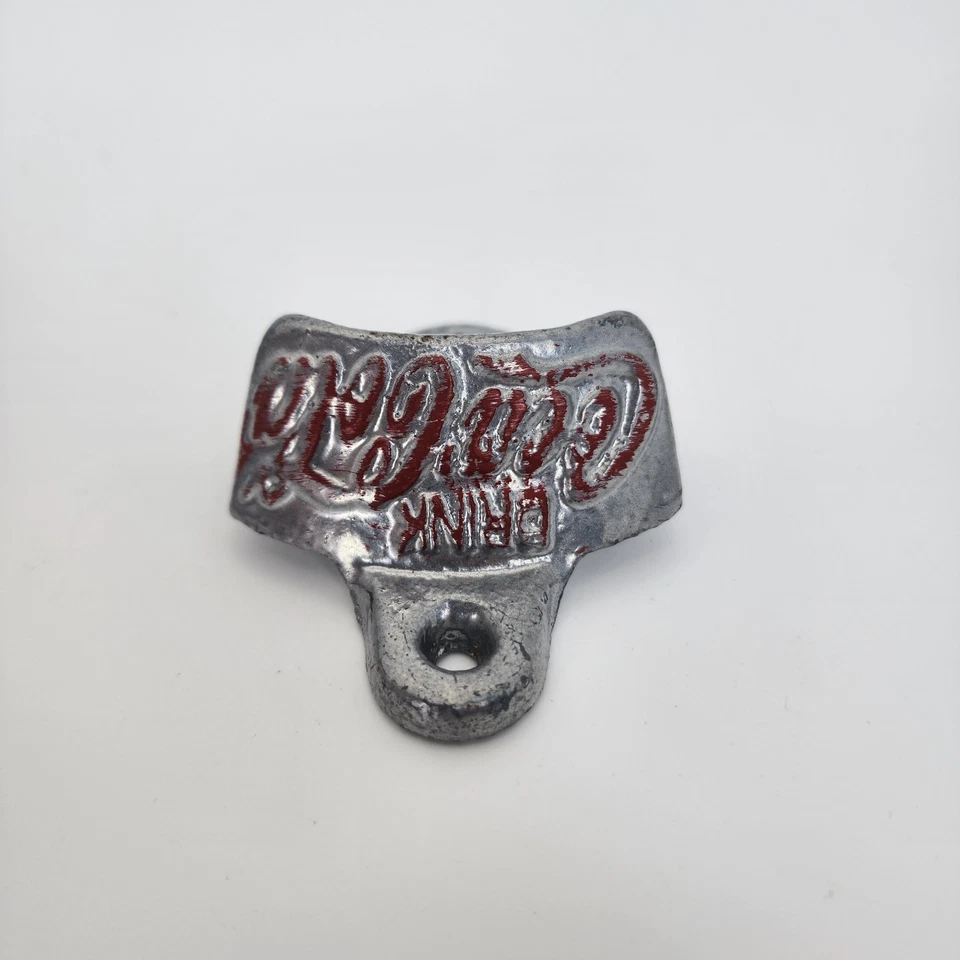 Coca-Cola Bottle Opener Homemade Cast Iron Wall Mounted - Image 4 of 4