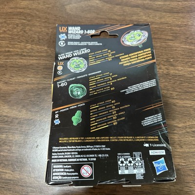 Wand Wizard 1-60R Beyblade X Wizard Rod Green UX Hasbro Rush Bit