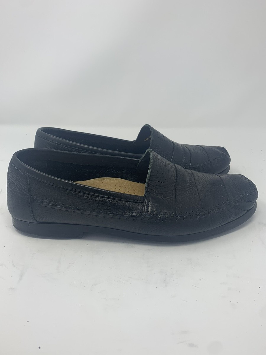 GIORGIO BRUTINI Handcrafted Slip on Mens Dress Shoes Size 10M Black GIORGIO BRUTINI Handcrafted Slip on Mens Dress Shoes Size  main image 2