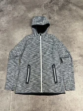 ORTOVOX Women’s Merino Wool Inside Jacket Hooded Full Zip Gray Size XL