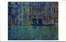 postcard art - Claude Monet -  Palazzo da Mula, Venice