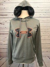 Under Armour Storm ColdGear Hoodie Sweatshirt Small Semi Fitted Hooded Womens