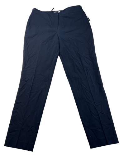 Bar III Dress Pants Womens Size 6 Navy Blue 2 Pockets Stretch Straight Leg New