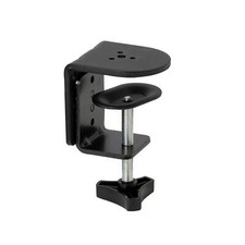 Black Heavy Duty Desk Clamp For Monitor Mount Stands Sturdy 4 Inch Cclamp Ptsdcp