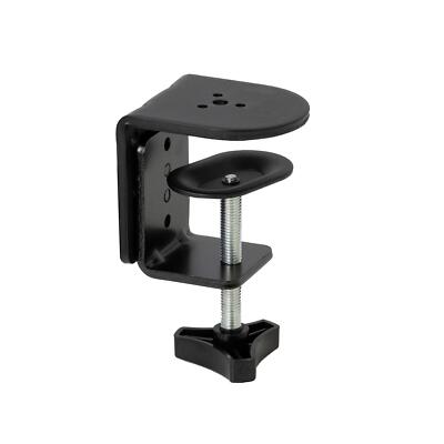 Black Heavy Duty Desk Clamp For Monitor Mount Stands Sturdy 4 Inch Cclamp Ptsdcp