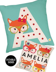 personalised double sided cushion