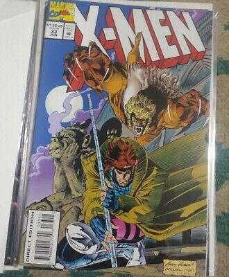 X Men 33 1994 Marvel Gambit Sabertooth Rogue Ebay