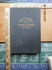 Memorial addresses on the life of Frank G Clarke Late representative N H 1901