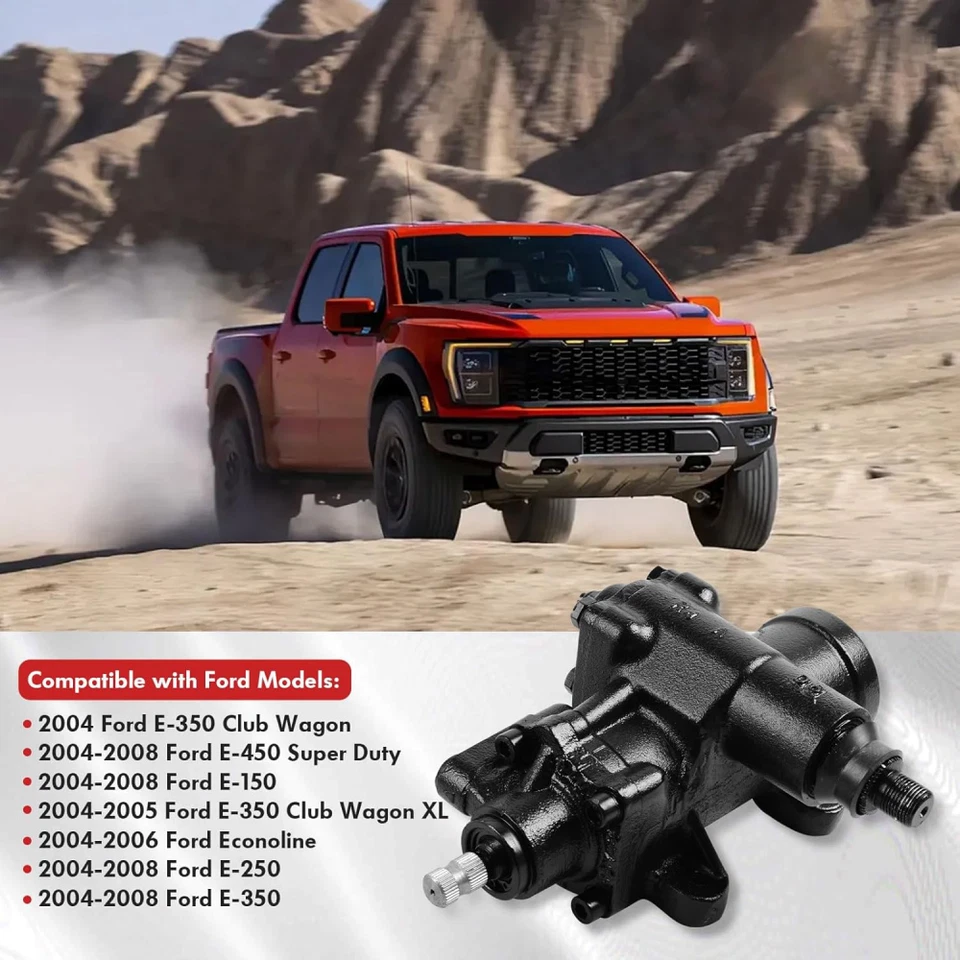 Caja de cambios de dirección asistida para Ford E-150 E-250 E-350 E-450 Club Wagon Super Duty Foto 2 de 4