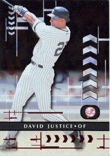 David Justice Absolute Memorabilia 2001 Baseball Card #42
