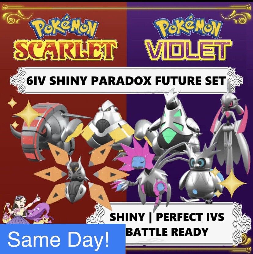 Pokemon Scarlet & Violet Shiny Pokemon 6IV