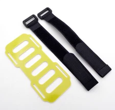 120*53*2mm RC Boat Glass Fiber Battery Mounting Bracket Holder Seat w Magic Belt