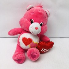 Care Bears Love A Lot Plush w/ Heart "Hugs" Pink 8" Character Toy 2017 TCFC BIN8