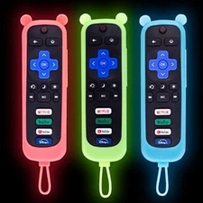 Silicone Case Shockproof Protective Cover for Hisense/TCL Roku Remote Control