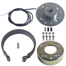 Rear Drum Brake Band Cable Sprocket Hub For Go Kart Mini Bike 212cc 196cc 6.5hp
