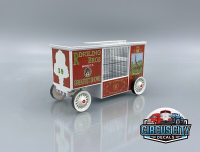 Ringling Brothers Barnum Bailey Circus #39 Giraffe Wagon Kit HO Scale