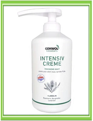Gehwol Intensiv Creme - Fusskraft Blau - Fußcreme Trockene Haut 500ml |€49,-/L
