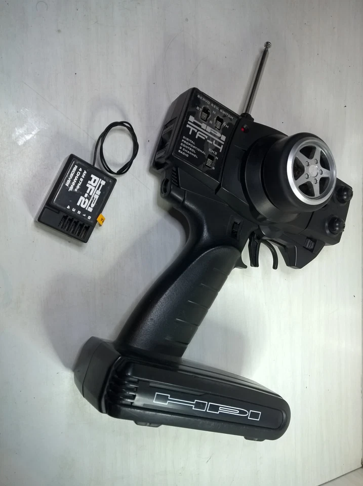 HPI TF4 Controller Transmitter handset RC 27Mhz 3 channel MTA4 Savage Tmaxx revo - Image 4 of 4