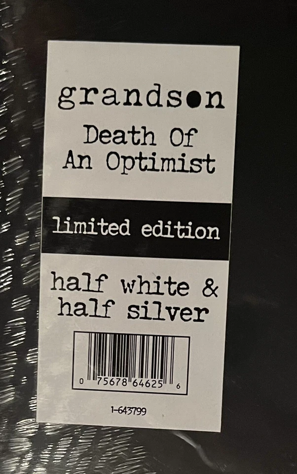 Grandson - Death Of An Optimist(half white & half silver)limited To 1000 — 第 2/3 张图片
