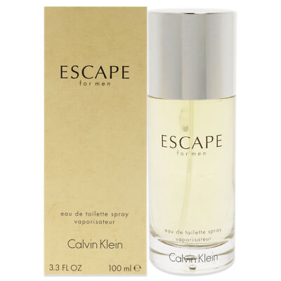 2 Pack Escape by Calvin Klein for Men - 3.3 oz EDT Spray