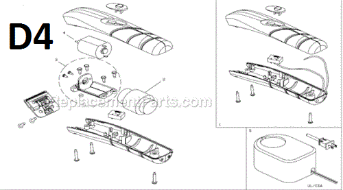 Parts for ANDIS D2, D3, D4, D-8 #69018, #69028, #33117 - Picture 1 of 12