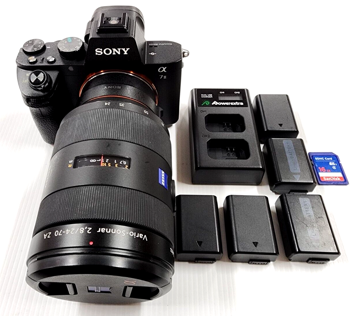 Sony - Alpha a7 II Mirrorless Camera Black w/ Sony SAL2470Z 24 