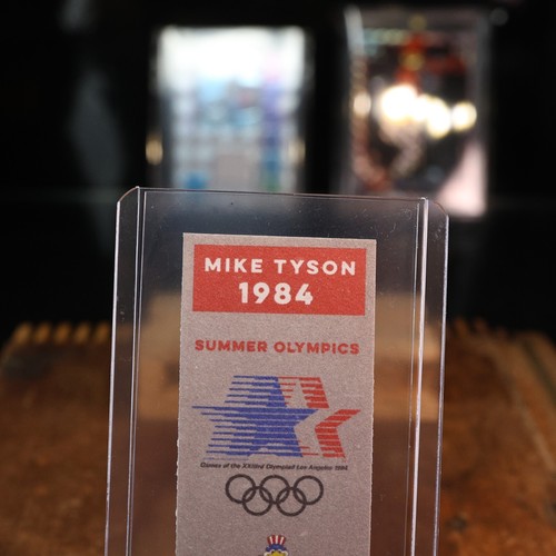 1984 Mike Tyson Rookie RC Olympics Supermini card - Picture 6 of 8