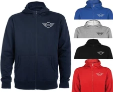 Mini Cooper Fleece Jacket Hoodie Polar Blouson Racing Tuning Rally Gift Ideas