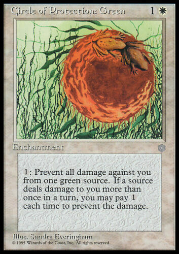 X5 Circle of Protection Ice Age LP/NM -All Versions- MTG Magic DNA GAMES - Picture 3 of 5