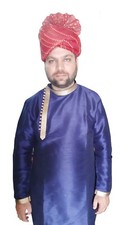 Men Safa Hat Top Indian Cotton Blend Traditional Groom Turban Pagri Handmade Pag
